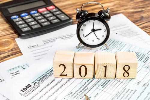 Clock and Calculator - 2018 taxes and alimony - BartonWood